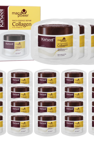 Karseell kolageno plaukų kaukė, 24 vnt.