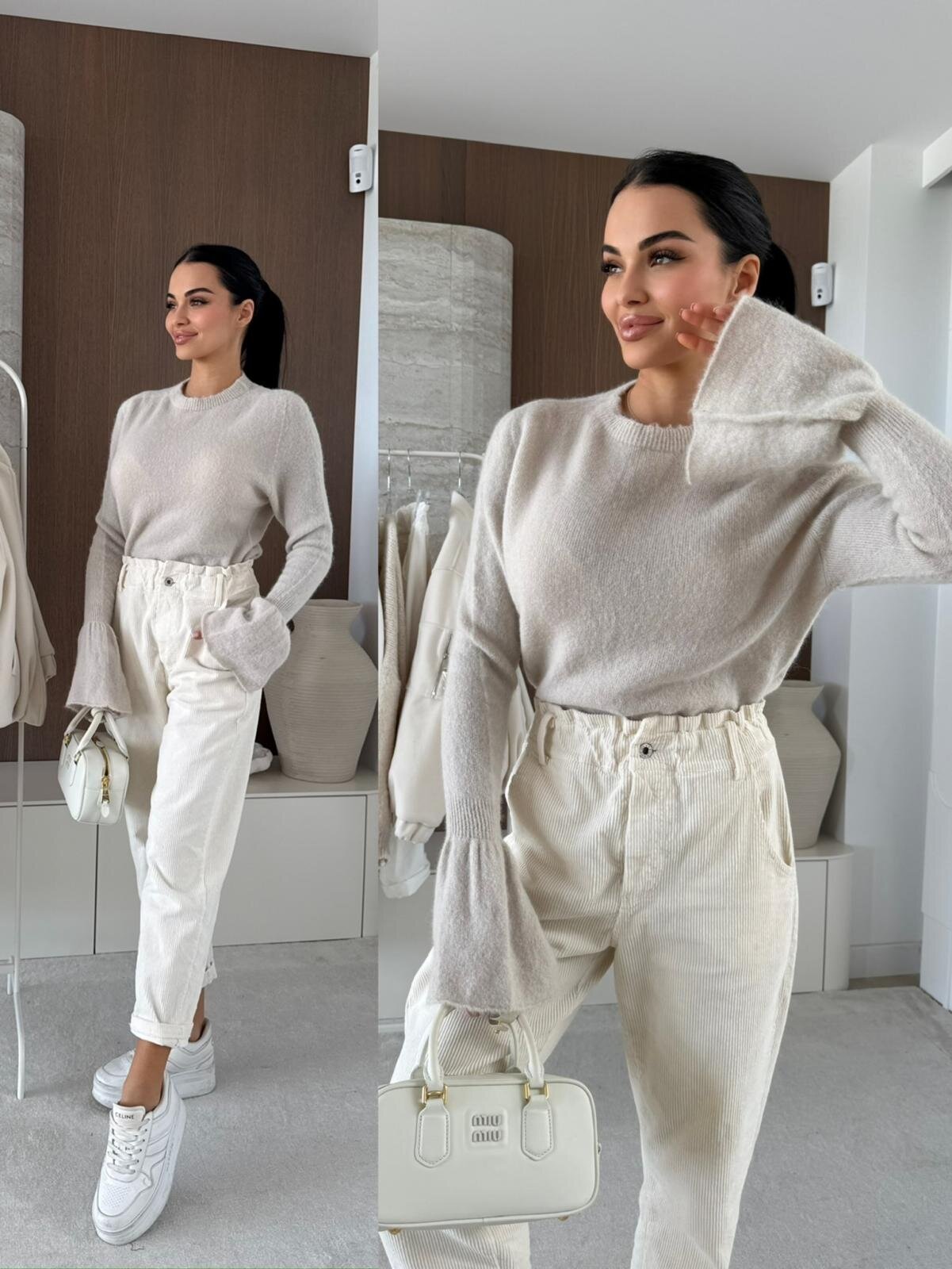 Eirini 30% baby alpakų megztinis - Image 2