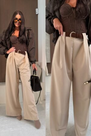 Elegantiškos juodos Scott kelnės