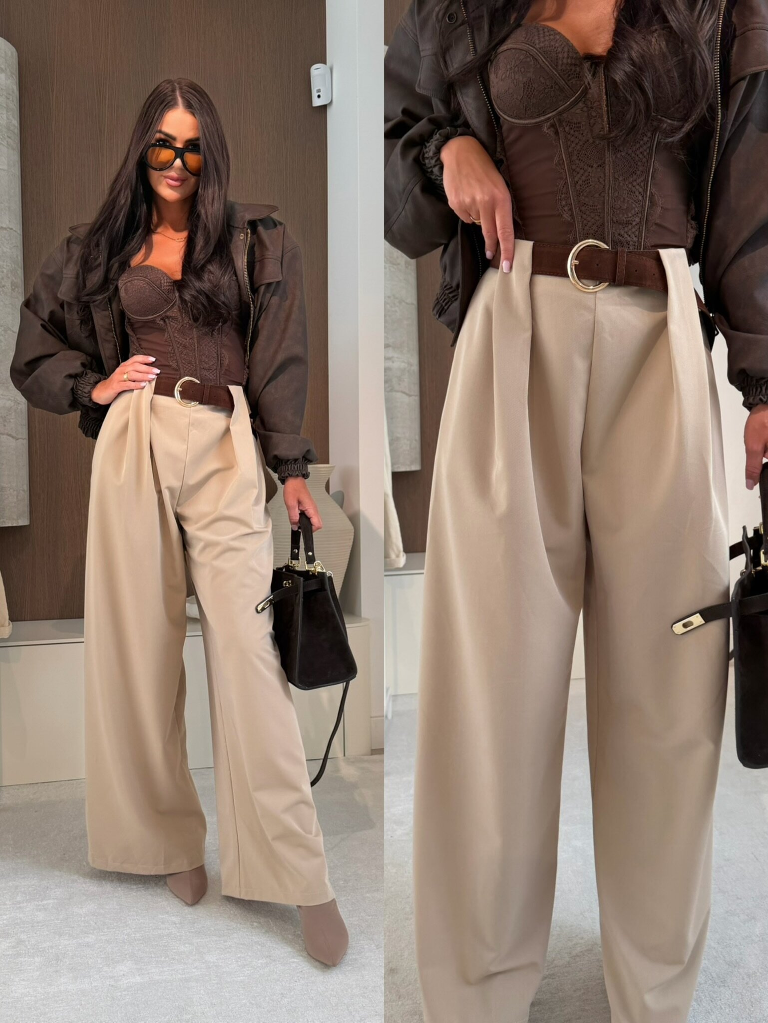 Elegantiškos juodos Scott kelnės