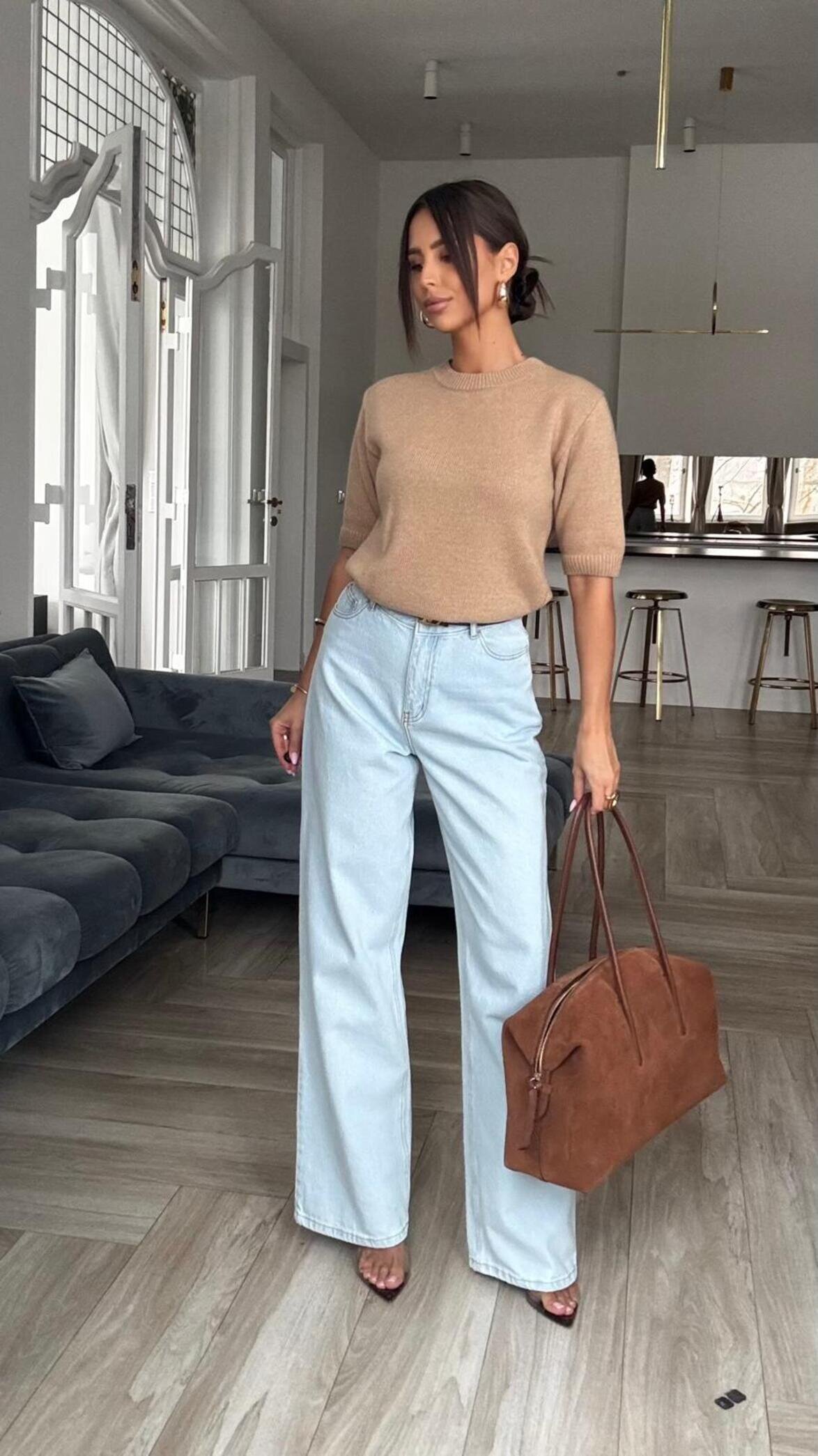 Airis karamelinis megztinis - Image 2